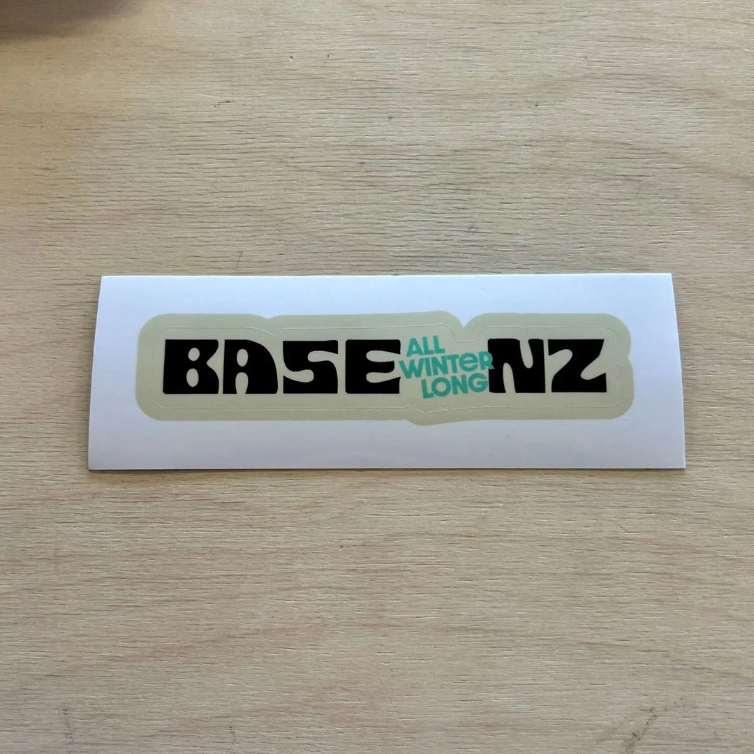 BaseNZ All Winter Long Small Sticker 