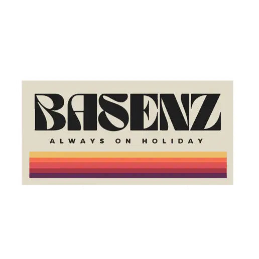 BaseNZ Always on Holiday Sticker - Rainbow
