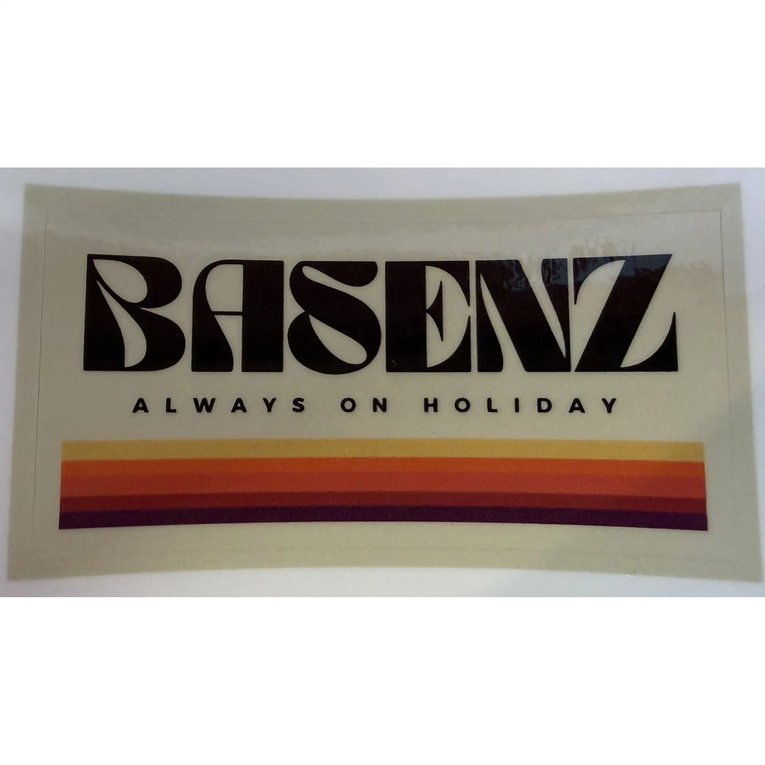 BaseNZ Always on Holiday Sticker - Rainbow