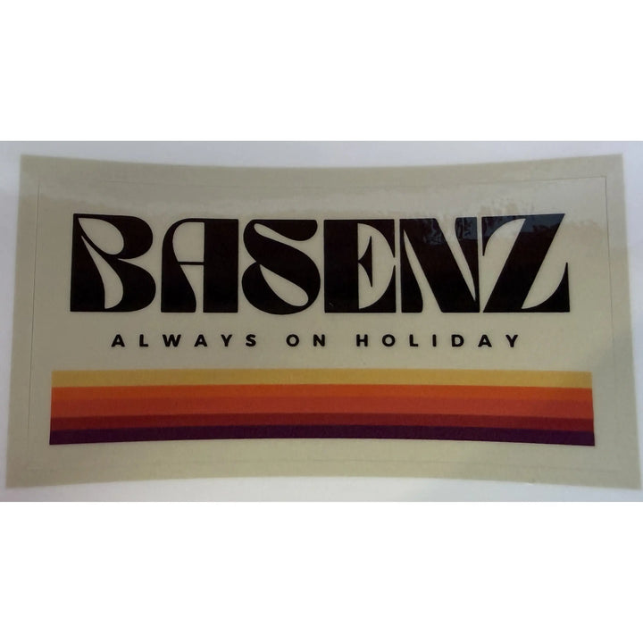 BaseNZ Always on Holiday Sticker - Rainbow