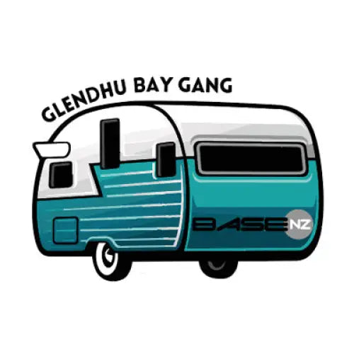 BaseNZ Glendu Bay Gang Sticker - Aqua