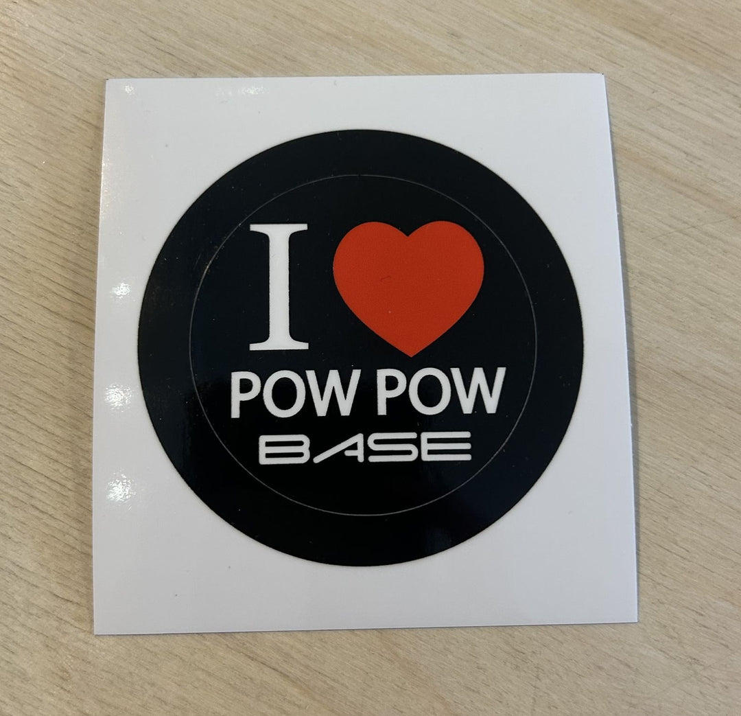 BaseNZ I Love POW Sticker 