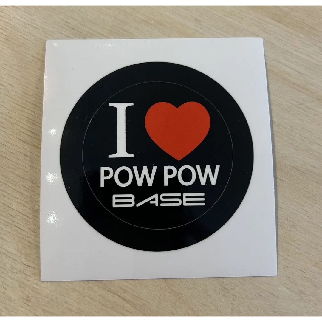 BaseNZ I Love POW Sticker 