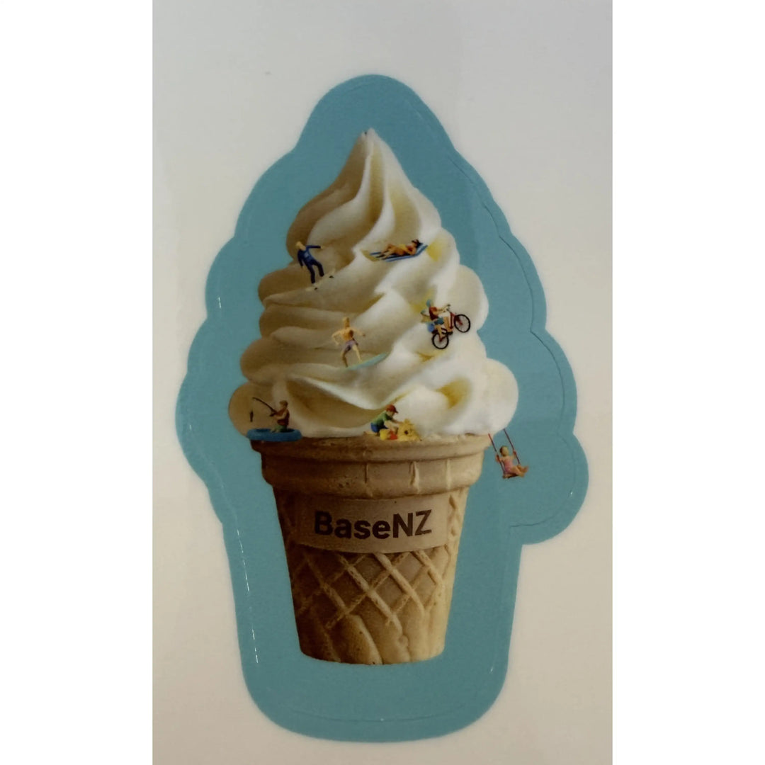 BaseNZ Icecream Sticker - Blue