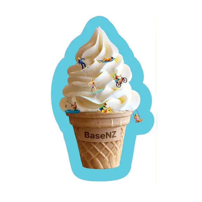 BaseNZ Icecream Sticker - Blue