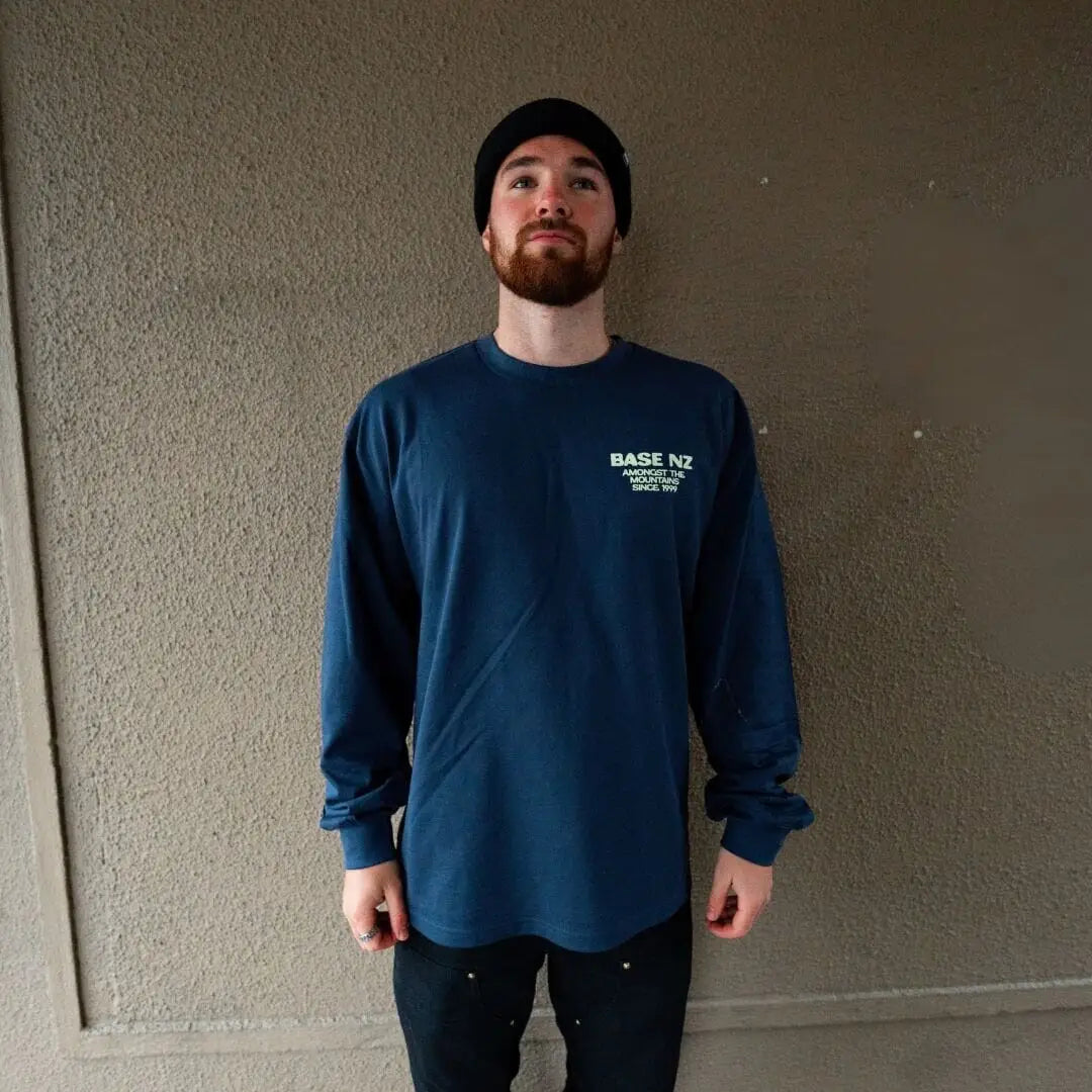 BaseNZ Mens "Amongst" Heavy Long Sleeve Tee 