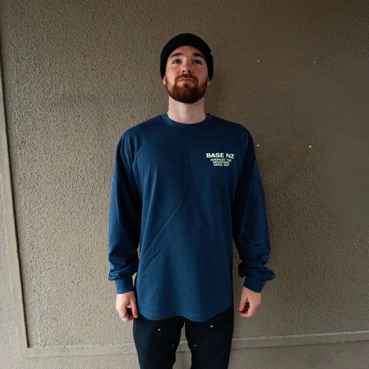 BaseNZ Mens "Amongst" Heavy Long Sleeve Tee 