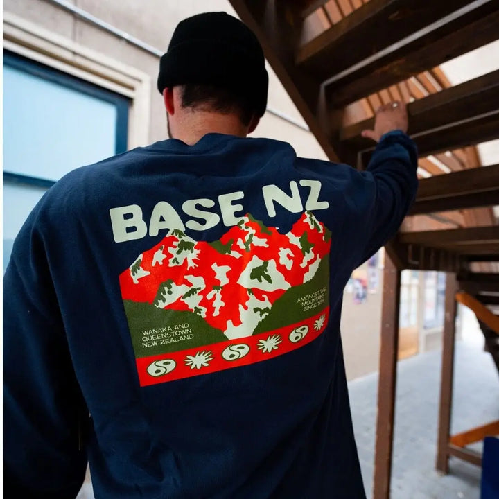 BaseNZ Mens "Amongst" Heavy Long Sleeve Tee 