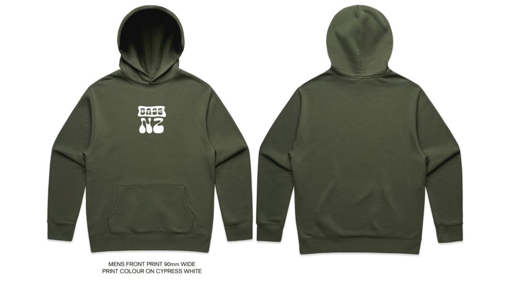 BaseNZ Mens Logo Relax Hoodie 