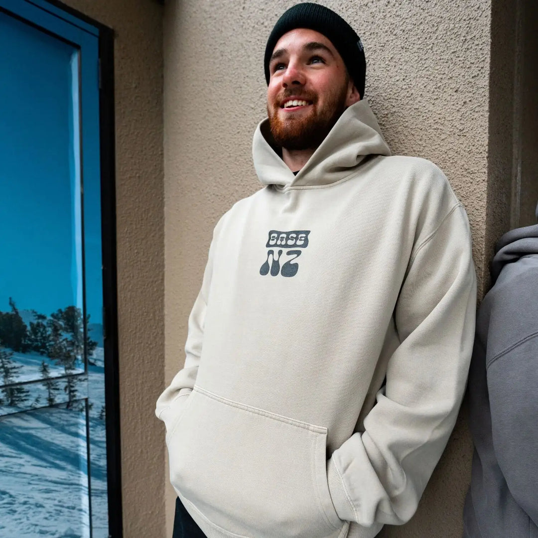 BaseNZ Mens Logo Relax Hoodie 