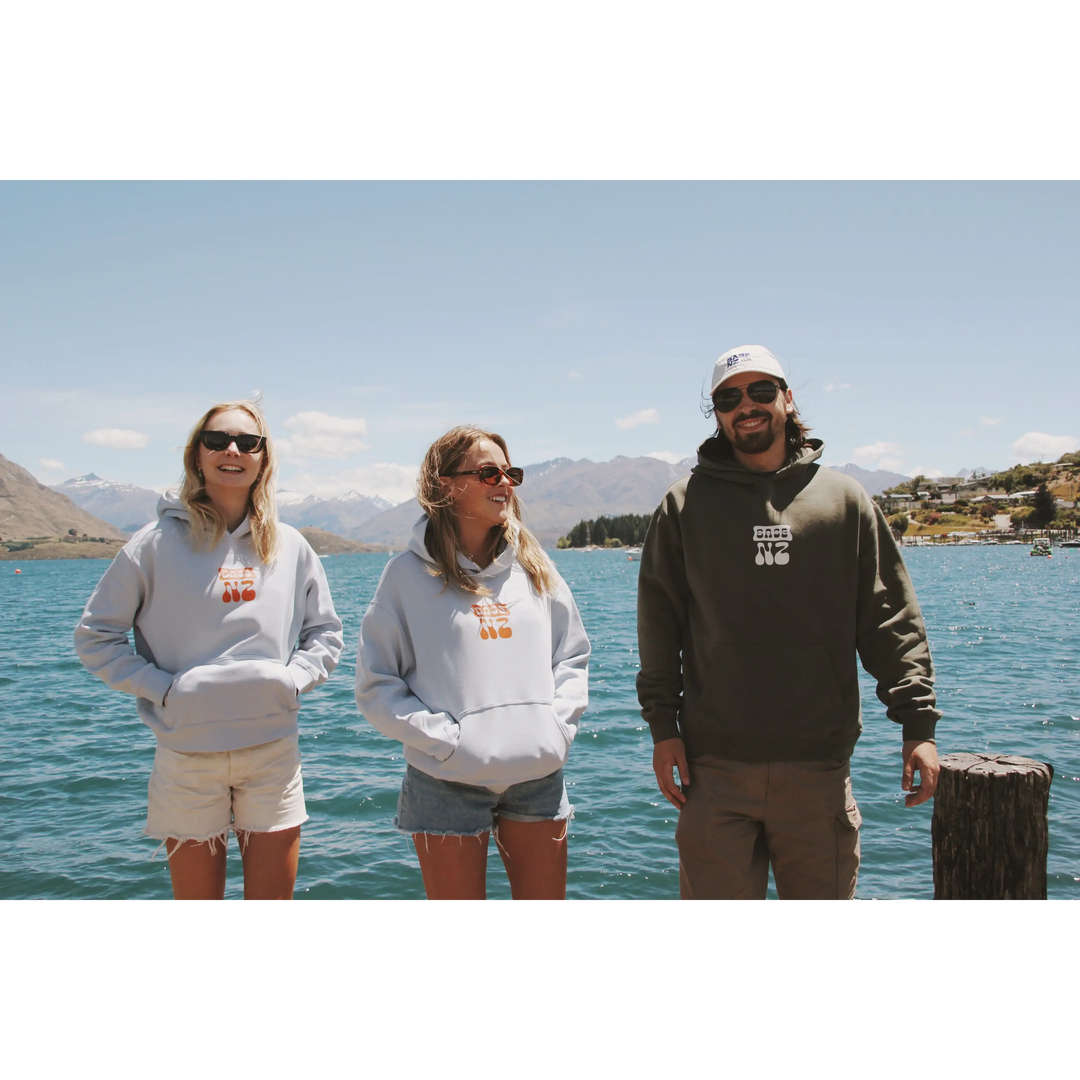 BaseNZ Mens Logo Relax Hoodie 