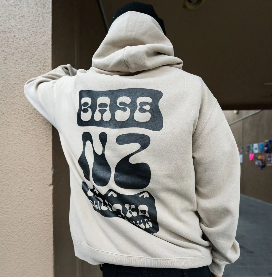 BaseNZ Mens Logo Relax Hoodie 