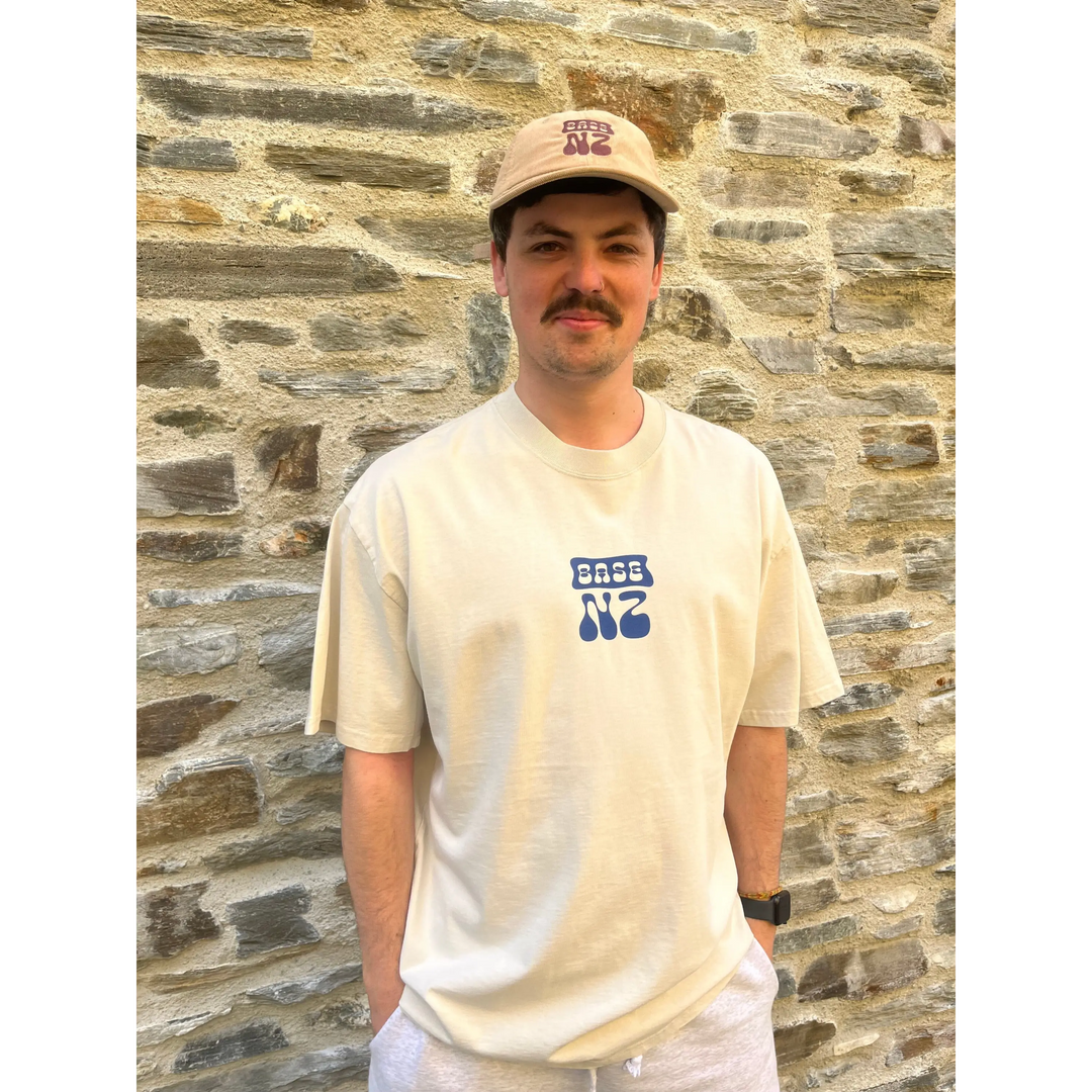 BaseNZ Mens Mountain Base Heavy Faded T-Shirt 