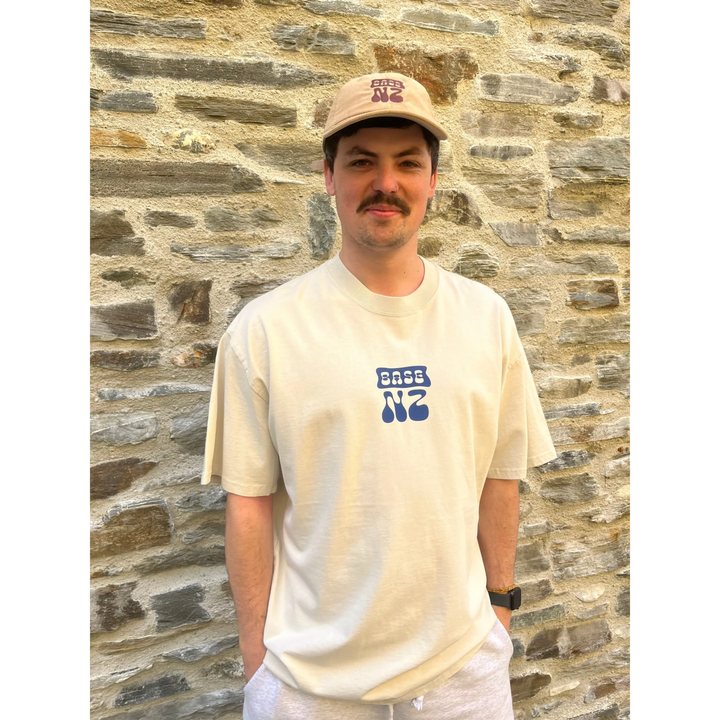 BaseNZ Mens Mountain Base Heavy Faded T-Shirt 