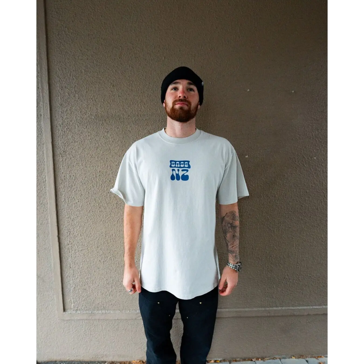 BaseNZ Mens Mountain Base Heavy Faded T-Shirt 