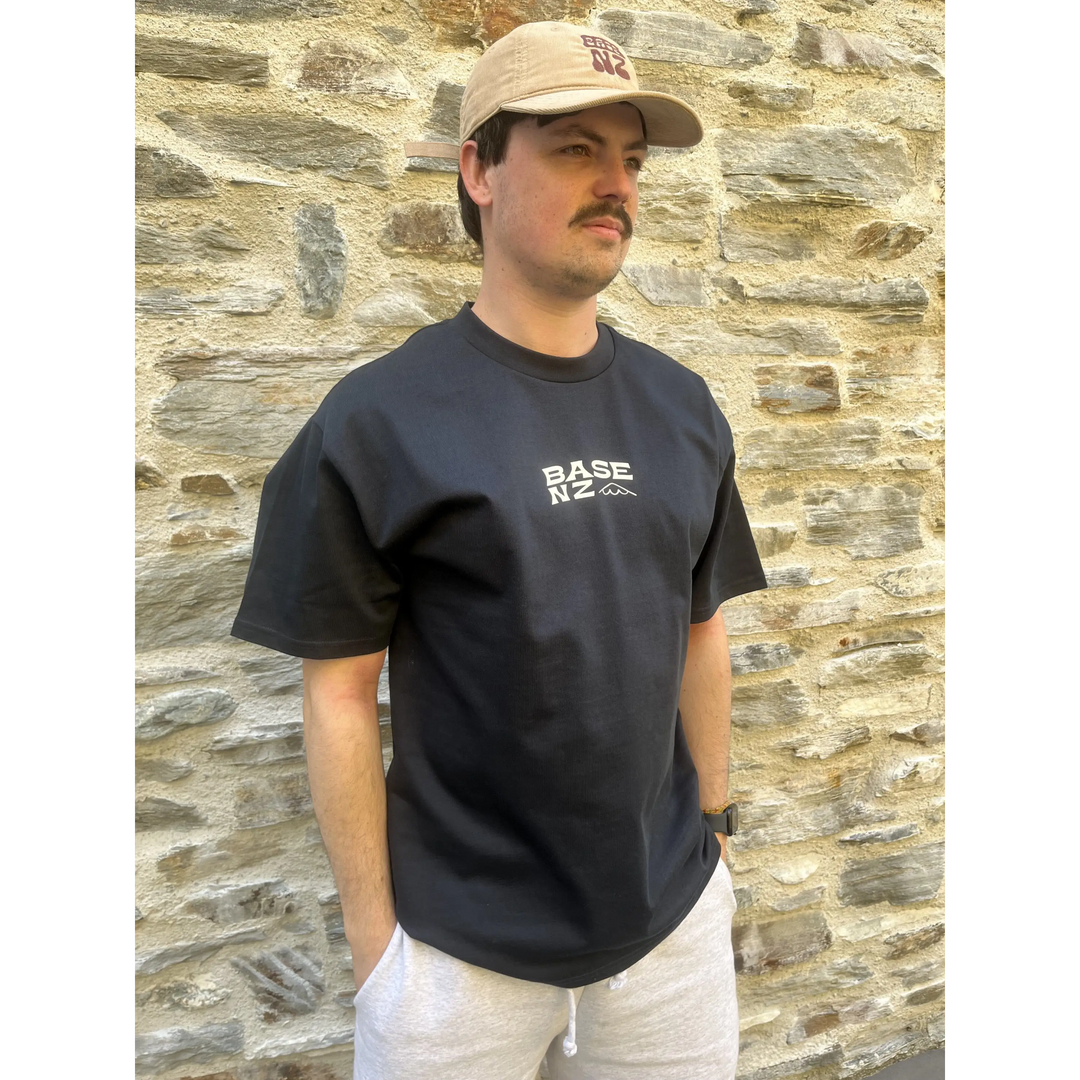 BaseNZ Mens Summer Mountain Heavy T-Shirt 