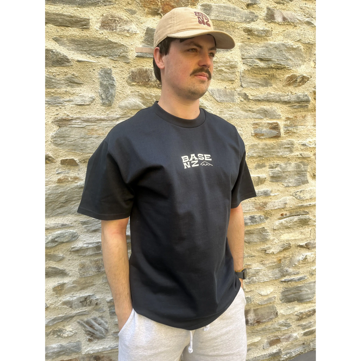 BaseNZ Mens Summer Mountain Heavy T-Shirt 