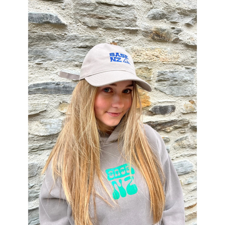 BaseNZ Rad Dad Canvas Cap Mushroom / Base Blue 