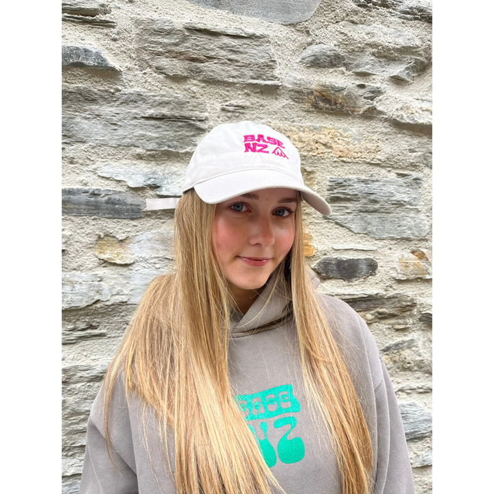 BaseNZ Rad Dad Cap Stone / Pink 
