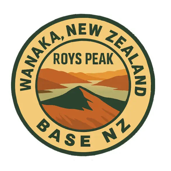 BaseNZ Roys Peak Sticker - Beige
