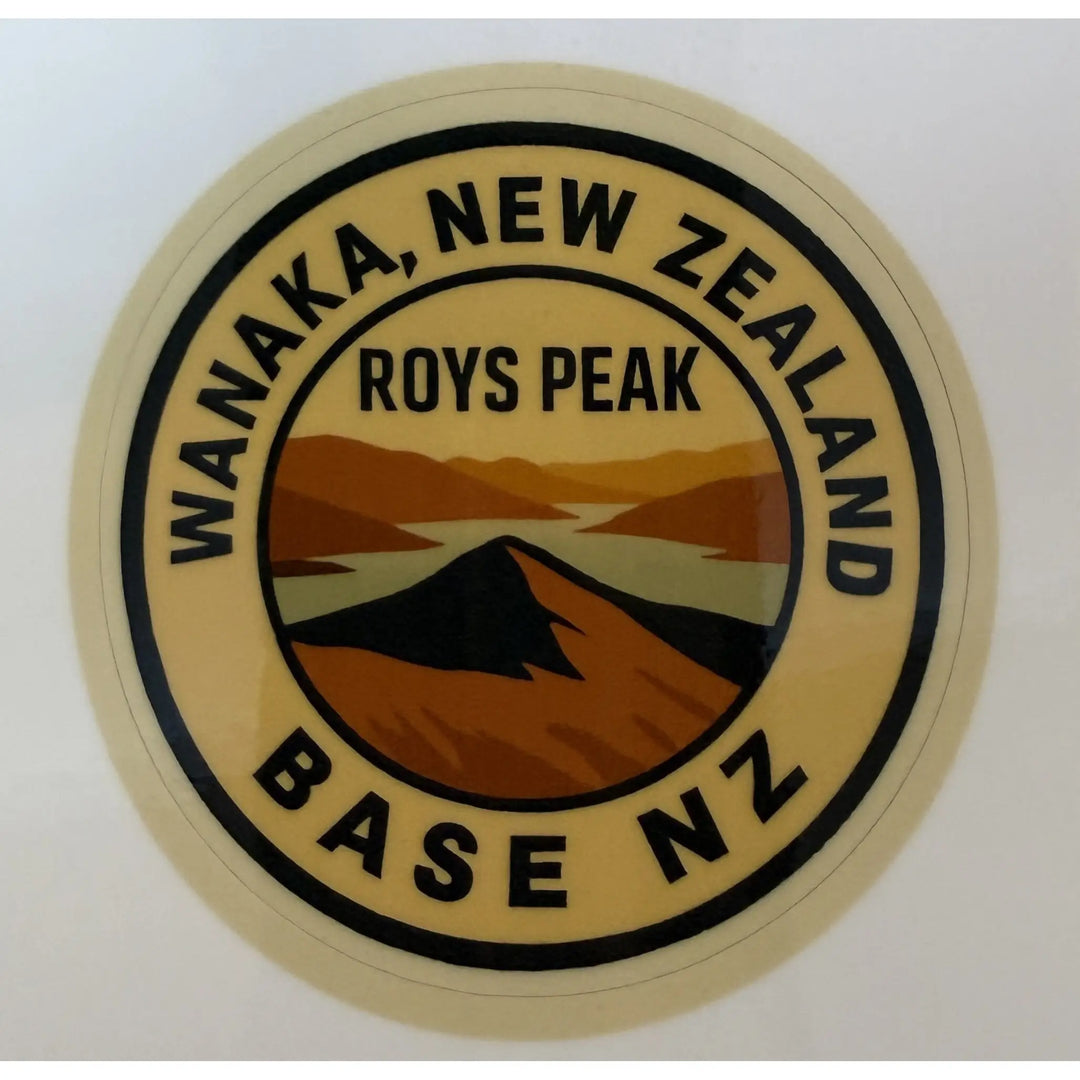 BaseNZ Roys Peak Sticker - Beige