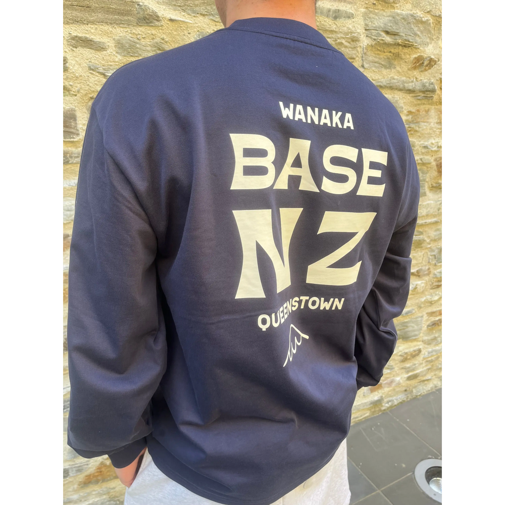 BaseNZ Summer Mountain Heavy Mens Long Sleeve Tee 