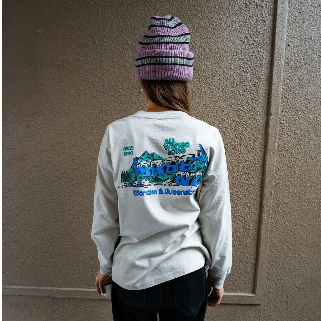 BaseNZ Womens All Winter Long Heavy Faded Long Sleeve Tee 