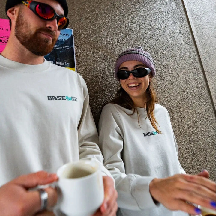 BaseNZ Womens All Winter Long Heavy Faded Long Sleeve Tee 