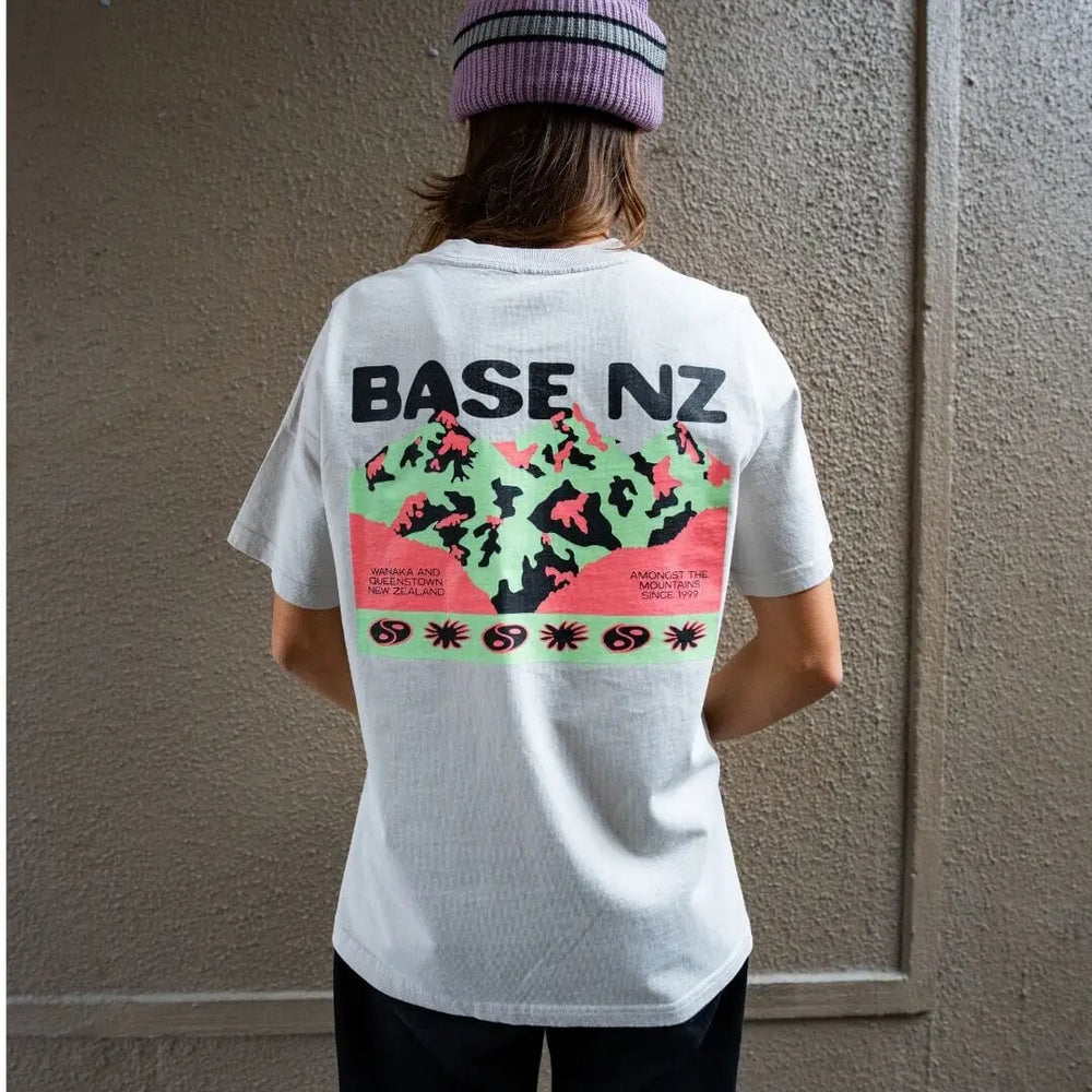 BaseNZ Womens Amongst Heavy Faded T-Shirt 