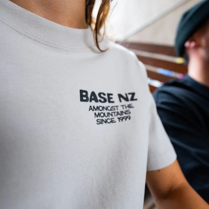 BaseNZ Womens Amongst Heavy Faded T-Shirt 