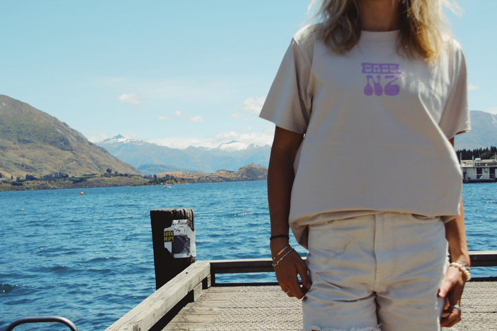 BaseNZ Womens Mountain BaseNZ Classic Tee Orchid / Grape XL 