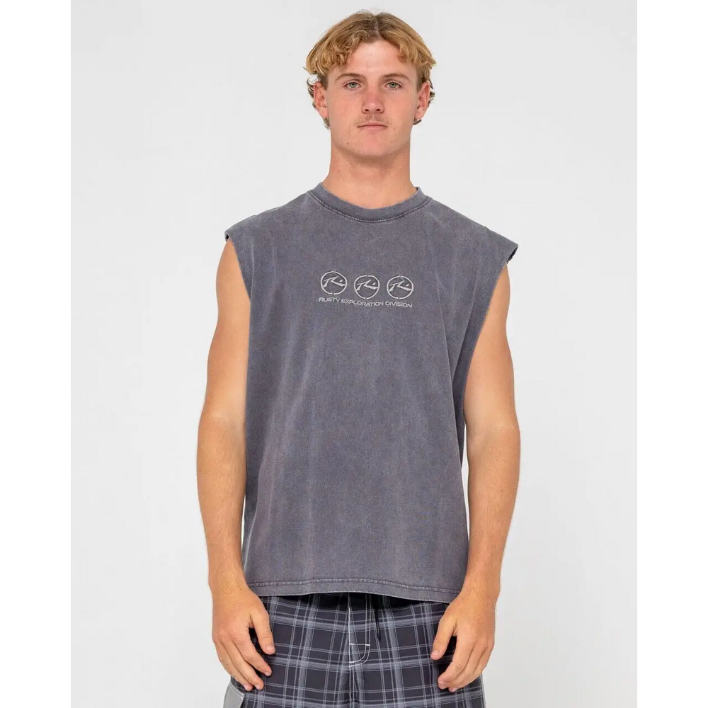 Rusty Crusoe Heavy Boxy Muscle Tank 