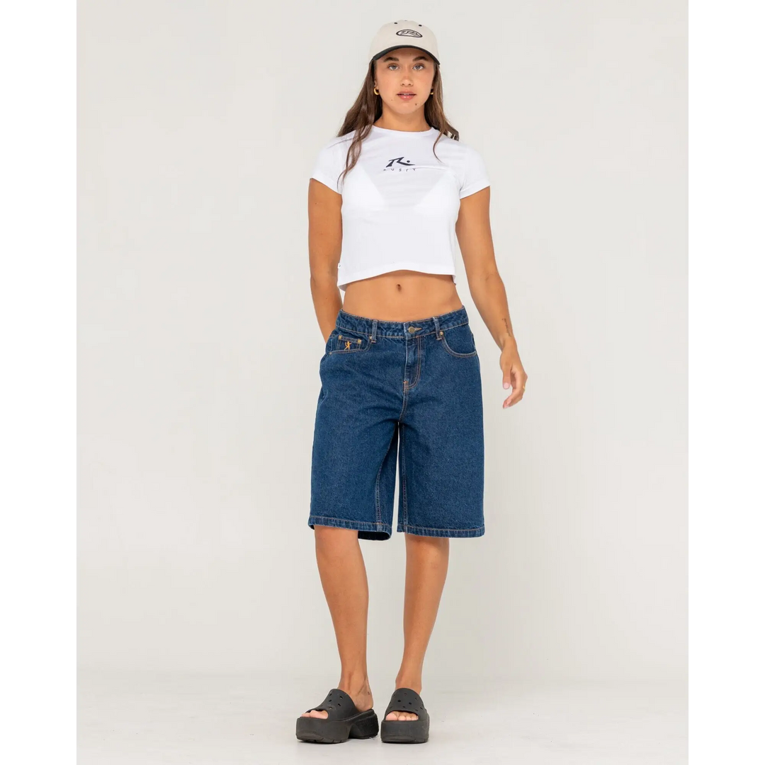 Rusty Kick Flip Embroidered Two-Toned Dad Cap 
