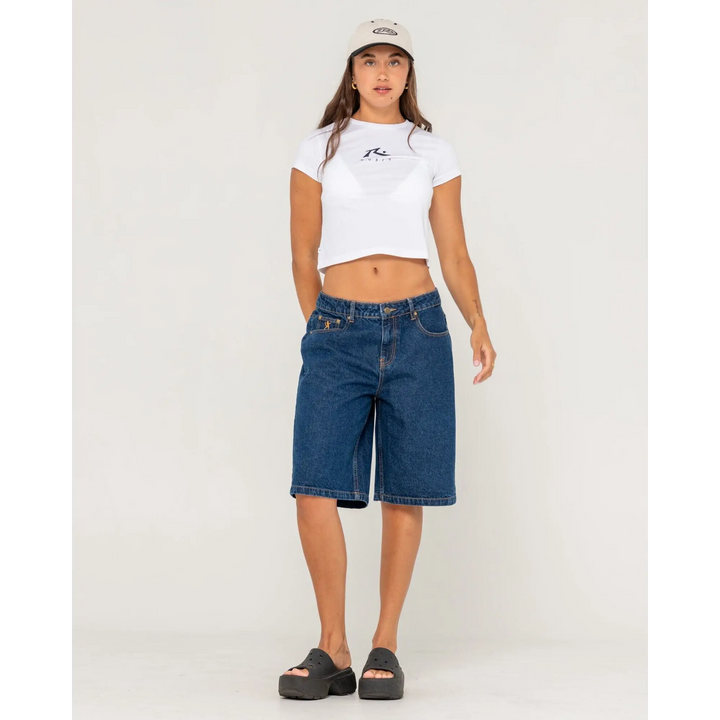 Rusty Kick Flip Embroidered Two-Toned Dad Cap 