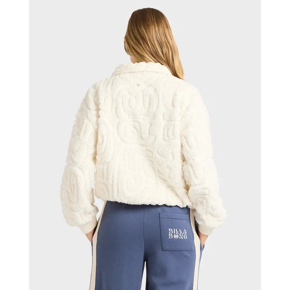 Billabong Le Love Half Zip Fleece Pullover