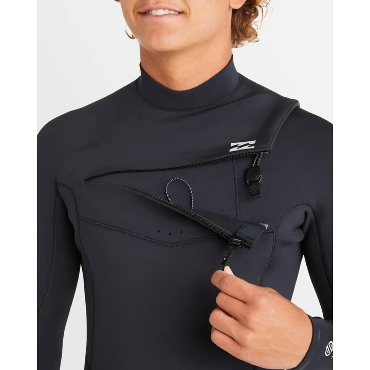 Billabong 3 / 2 Absolute Natural Chest Zip Steamer Wetsuit 