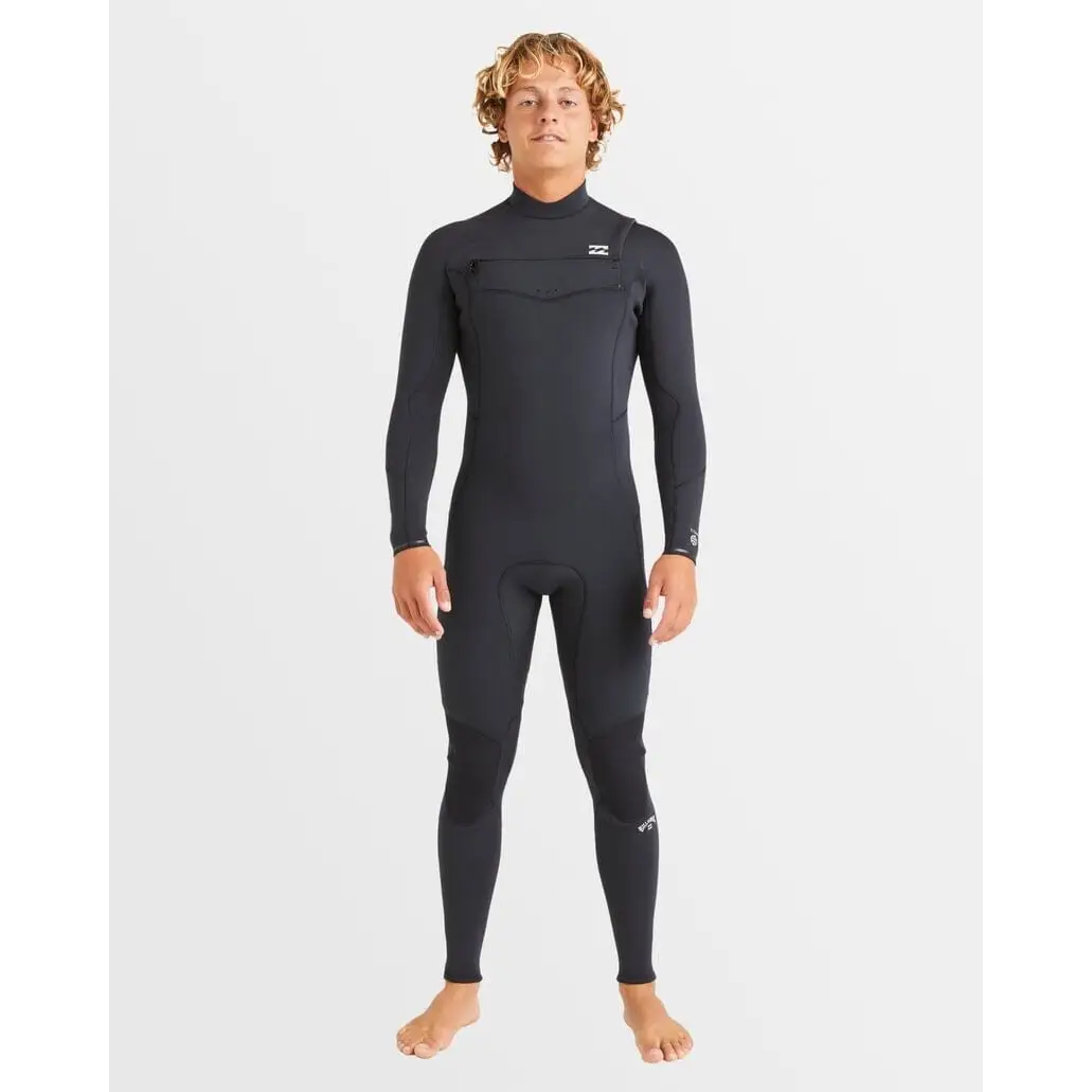 Billabong 3 / 2 Absolute Natural Chest Zip Steamer Wetsuit 