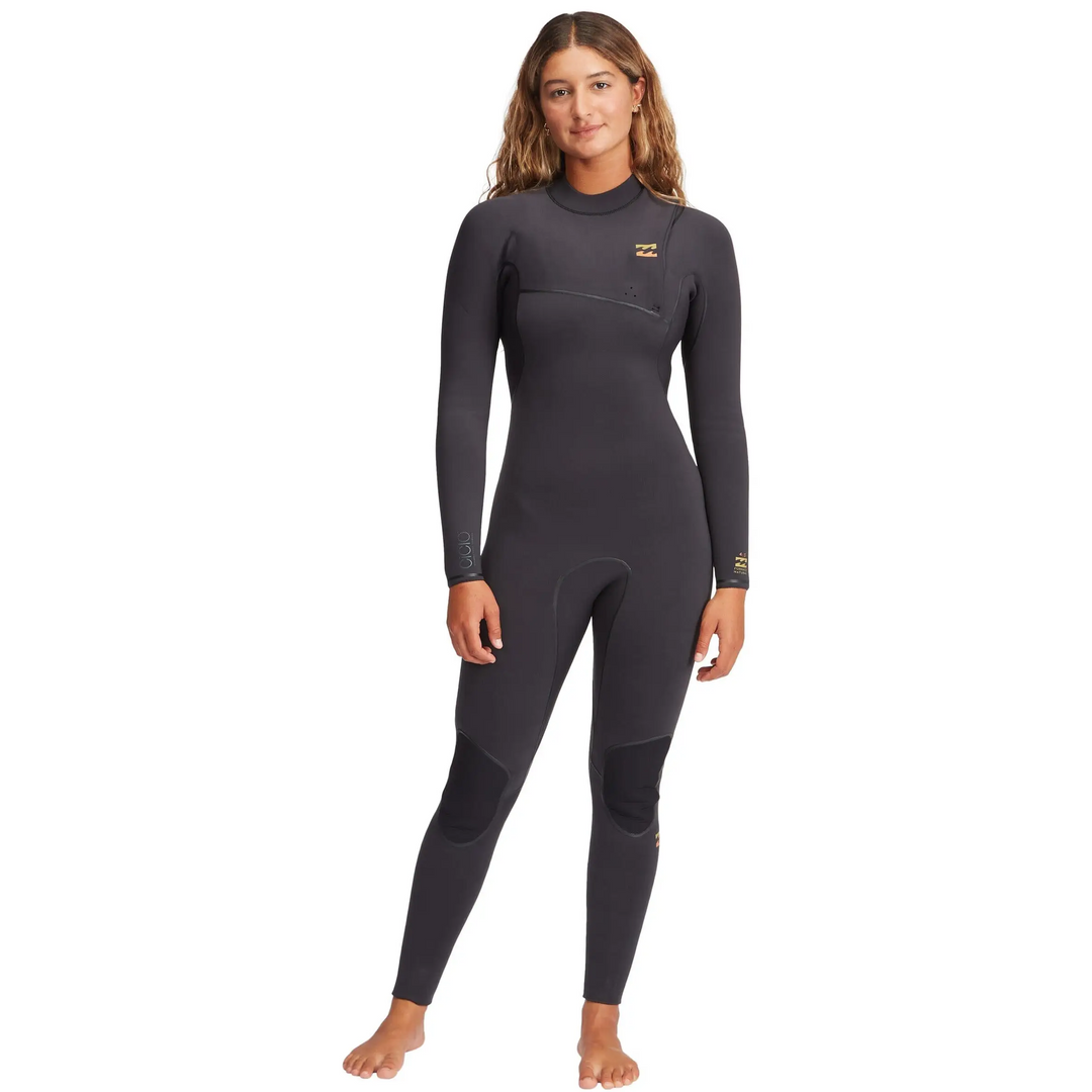 Billabong 3 /2 Furnace Natural Zipperless Womens Steamer Wetsuit 