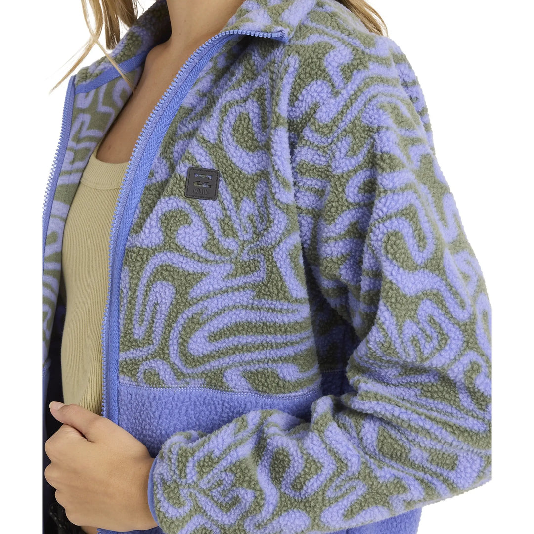 Billabong A / Div Rock Jetty Mock Neck Zip Sherpa Fleece