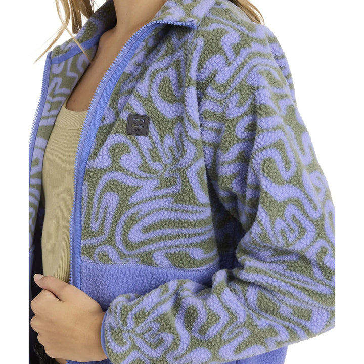 Billabong A / Div Rock Jetty Mock Neck Zip Sherpa Fleece