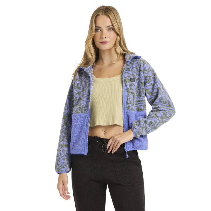 Billabong A / Div Rock Jetty Mock Neck Zip Sherpa Fleece
