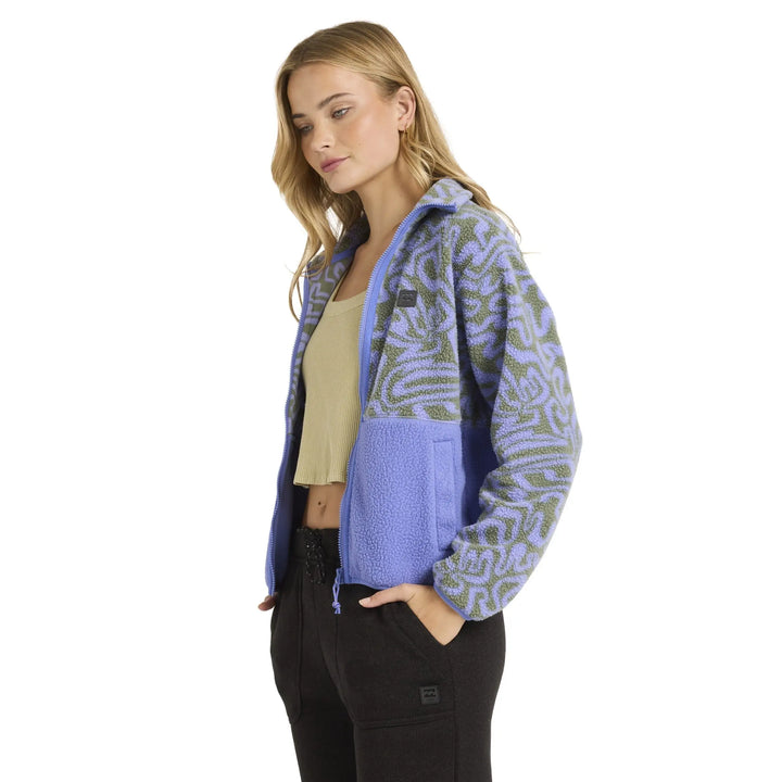 Billabong A / Div Rock Jetty Mock Neck Zip Sherpa Fleece
