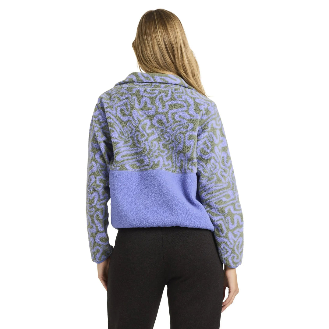 Billabong A / Div Rock Jetty Mock Neck Zip Sherpa Fleece