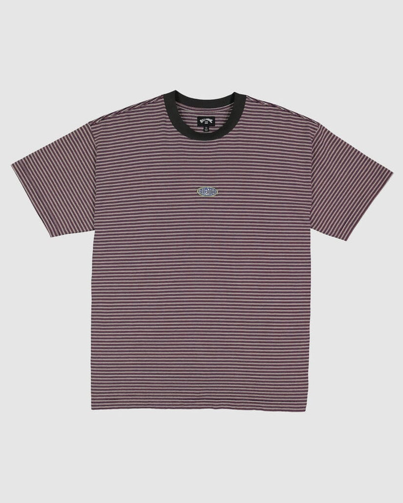 Billabong Absense Stripe T-Shirt Purple Ash XL 