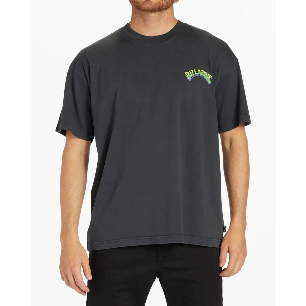 Billabong Arch Wave Tee Washed Black S 