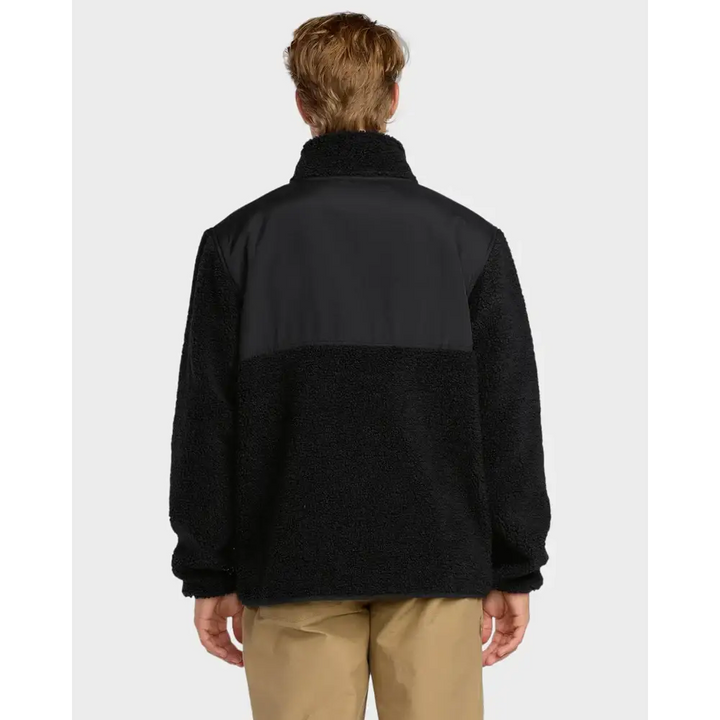 Billabong Boundary Summit Mock Neck Zip Up Fleece Jacket