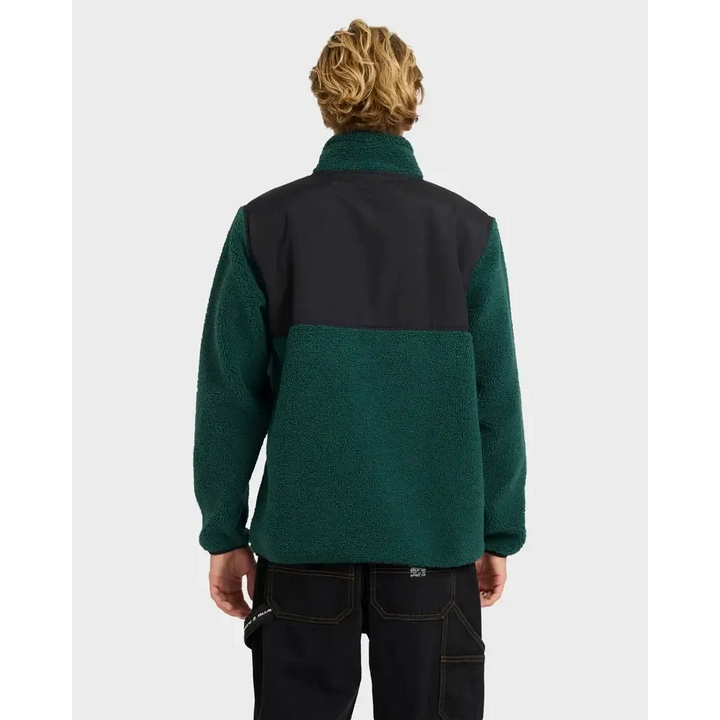 Billabong Boundary Summit Mock Neck Zip Up Fleece Jacket