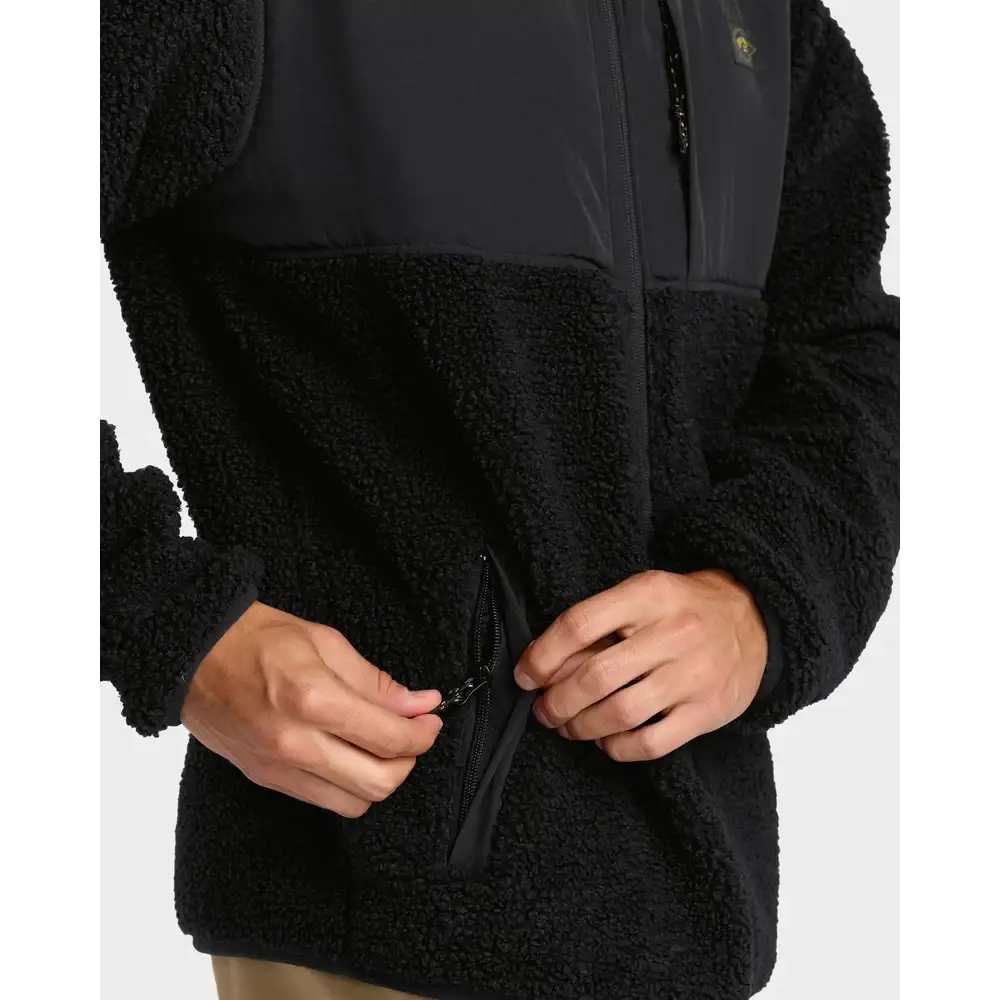 Billabong Boundary Summit Mock Neck Zip Up Fleece Jacket