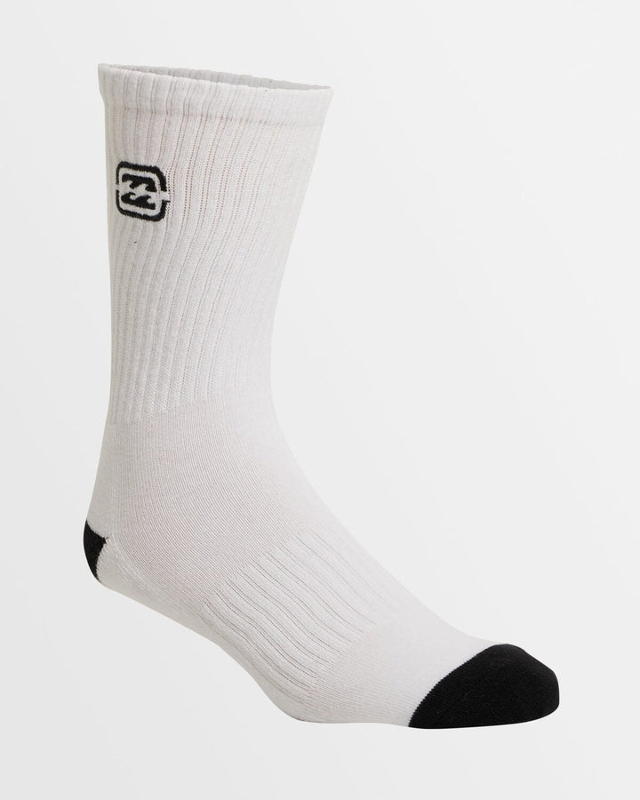 Billabong Bracket Wave 3 Pack Crew Socks 