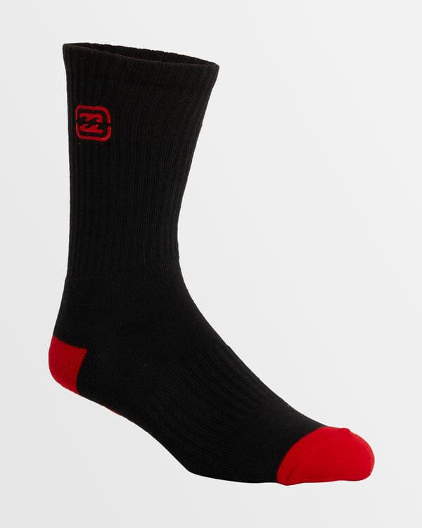 Billabong Bracket Wave 3 Pack Crew Socks 